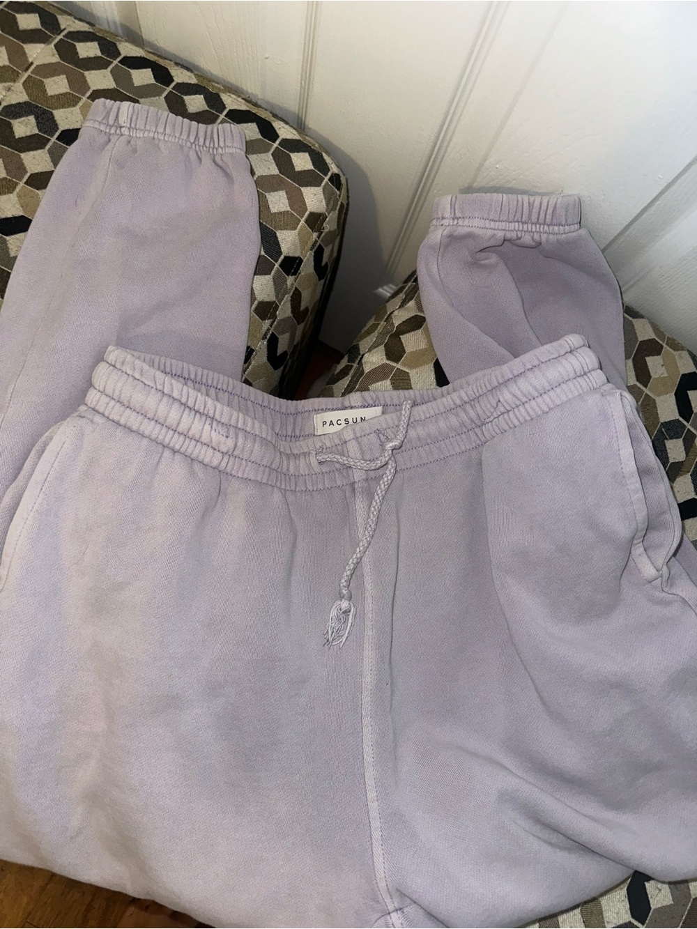 PacSun Lilac Elastic Waist Sweatpants